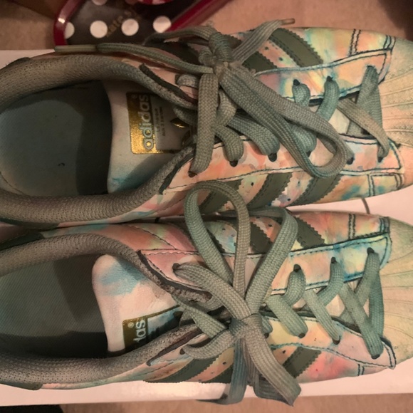 Adidas superstar tie died shoes - Picture 3 of 3